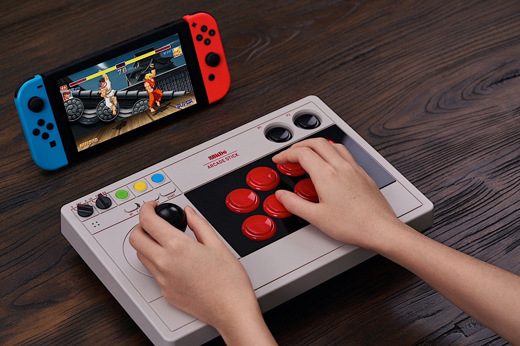 8bitdo 任天堂スイッチ対応の新作arcade Stick発表 ボタンやスティックのカスタマイズに対応 Engadget 日本版