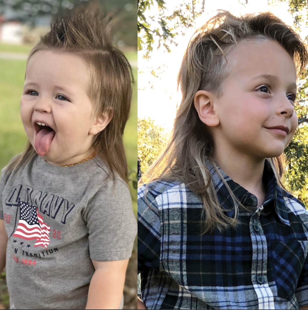 Kid's mullet competition in the US produces impressive haircut