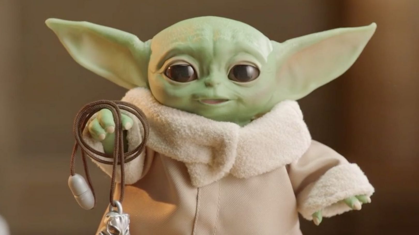 mechanical yoda doll