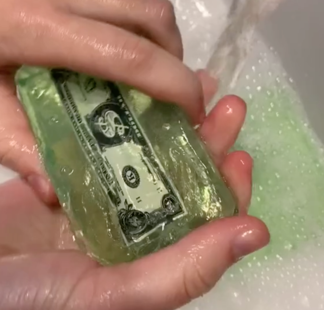 New Hampshire Novelty Money Soap Cash in Every Bar of Soap