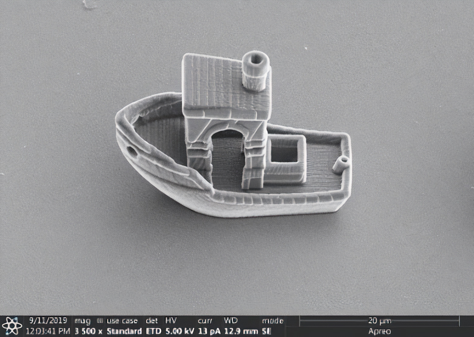 photo of Researchers 3D-printed a cell-sized tugboat image