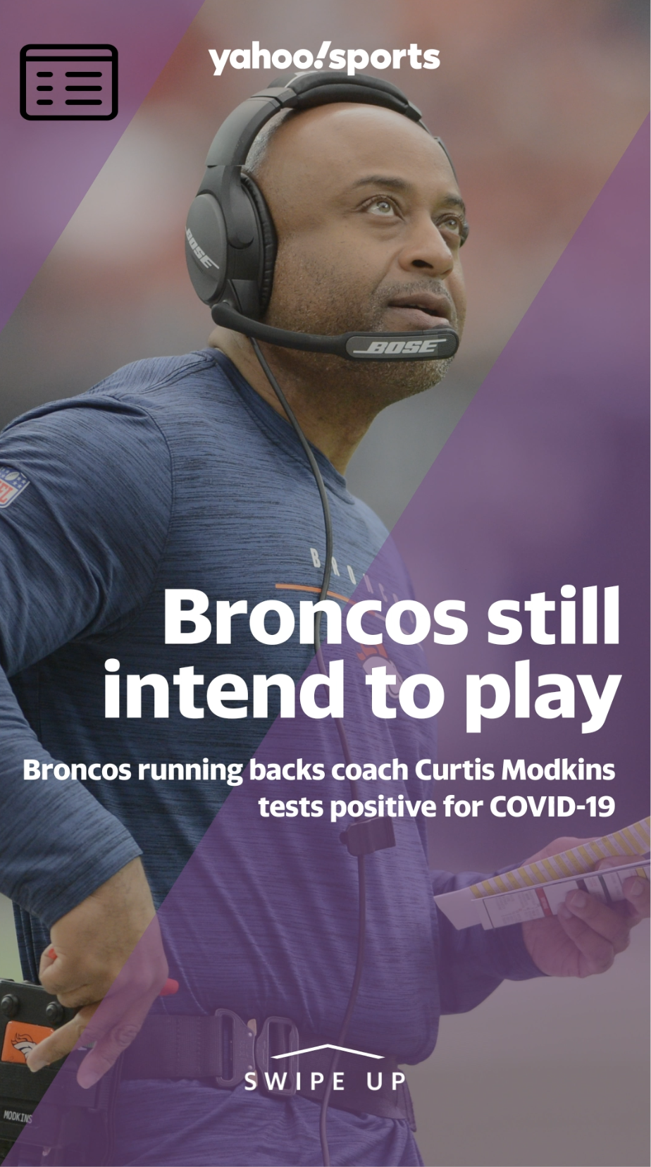 Under the Headset: Running Backs Coach Curtis Modkins