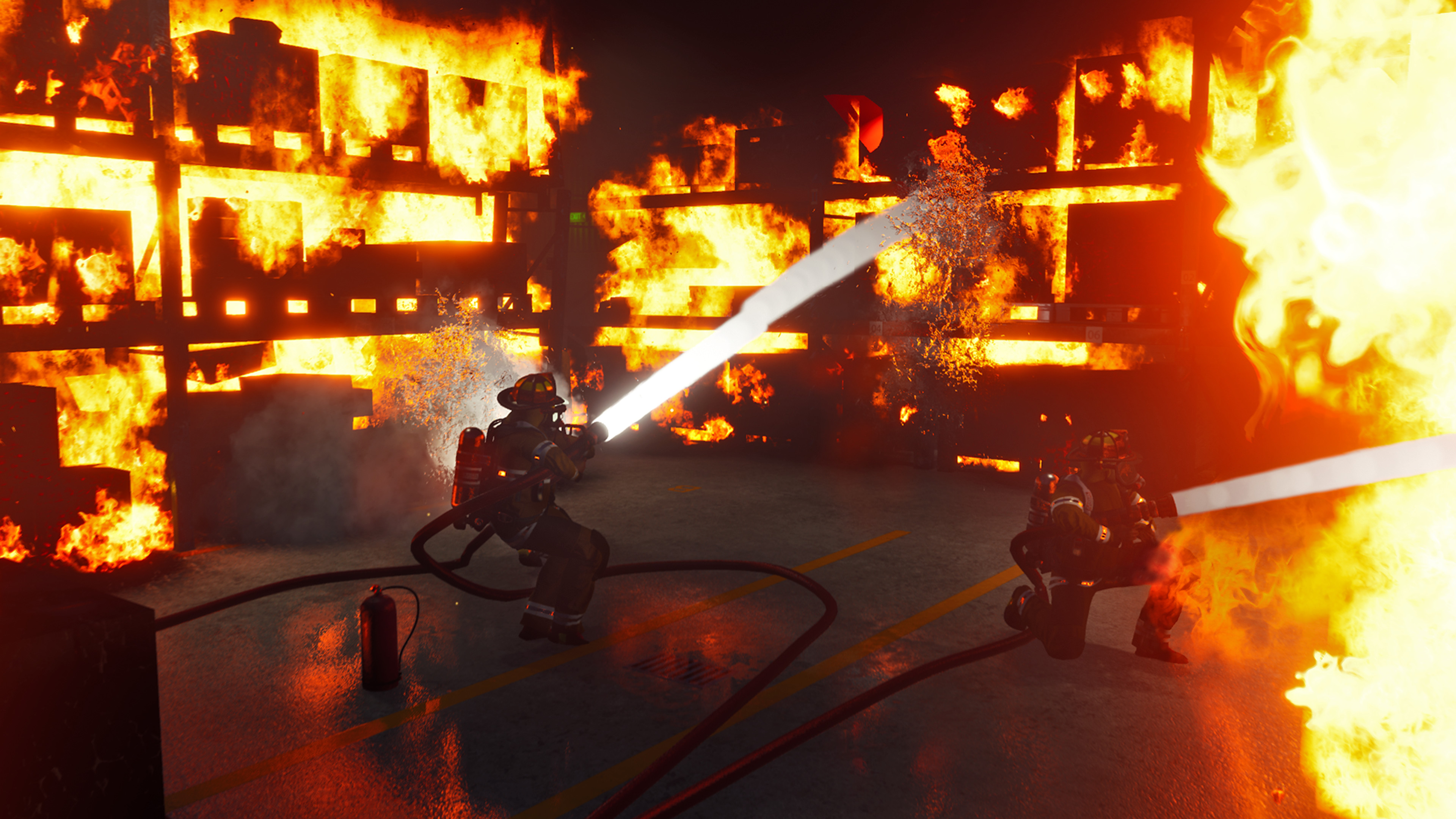 Cooperative Play Is Also Ok 3d Fire Extinguishing Action Firefighting Simulator The Squad Excavation Indie Game Engadget Japanese Version World Today News