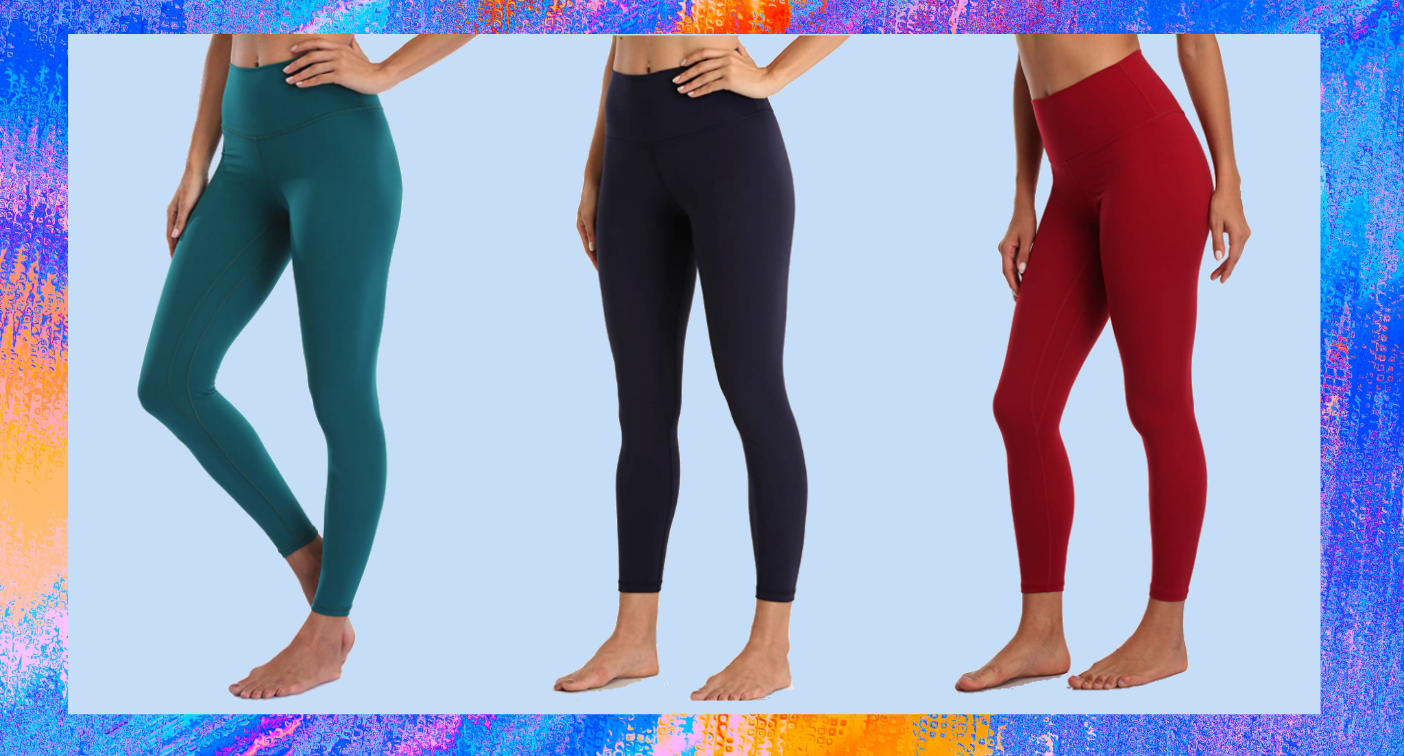  SINOPHANT High Waisted Leggings For Women - Full Length &  Capri Buttery Soft Yoga Pants For Workout Athletic