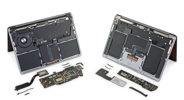 iFixit、Appleシリコン M1搭載MacBook Air / Pro分解。意外に大きな変化なし