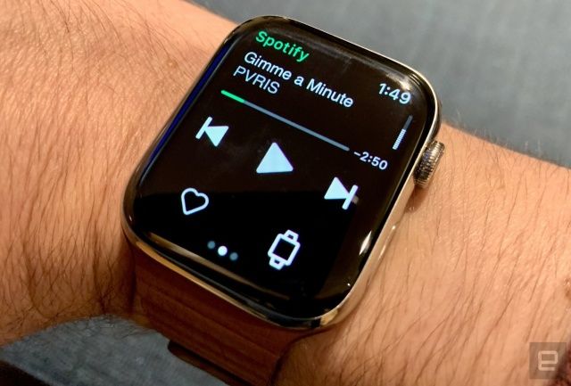 Spotify、Apple Watchアプリ単体でのストリーミング再生に対応。iPhoneなしでも