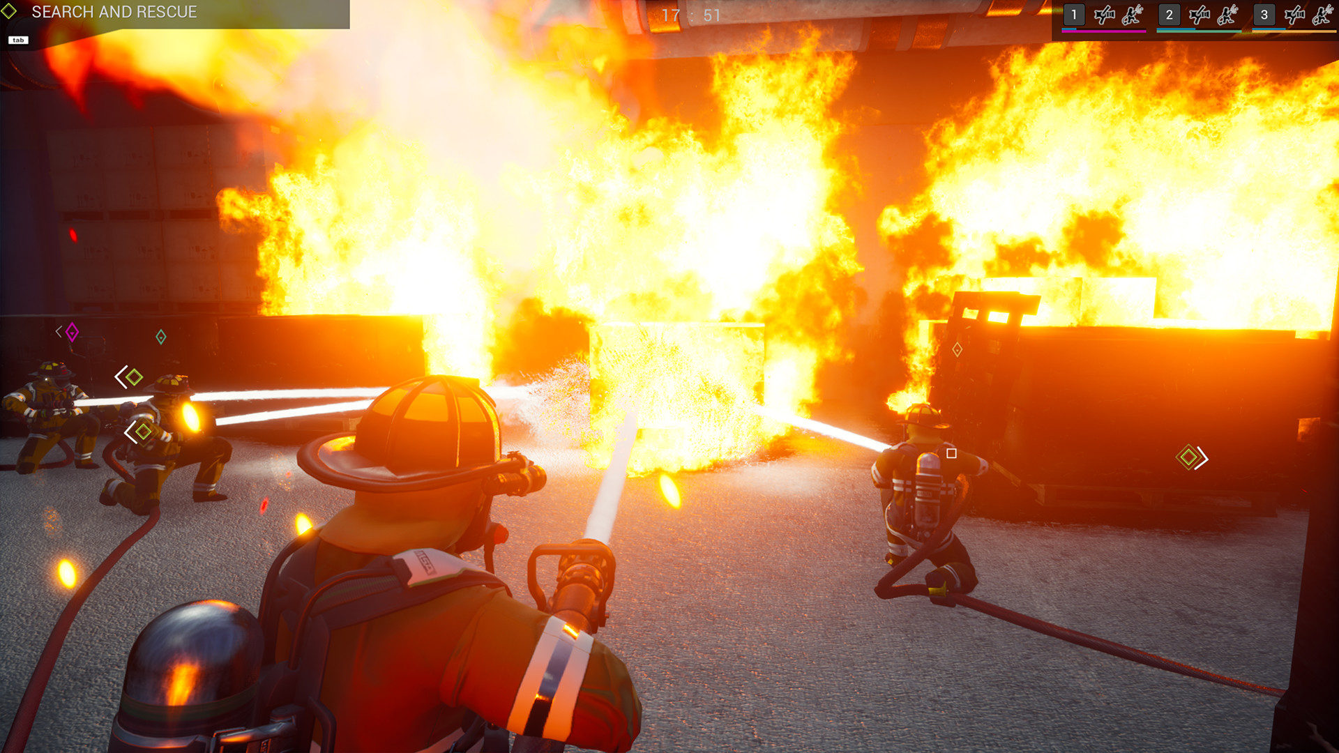 協力プレイもOK！3D消火アクション『Firefighting Simulator-The Squad』：発掘！インディゲーム＋