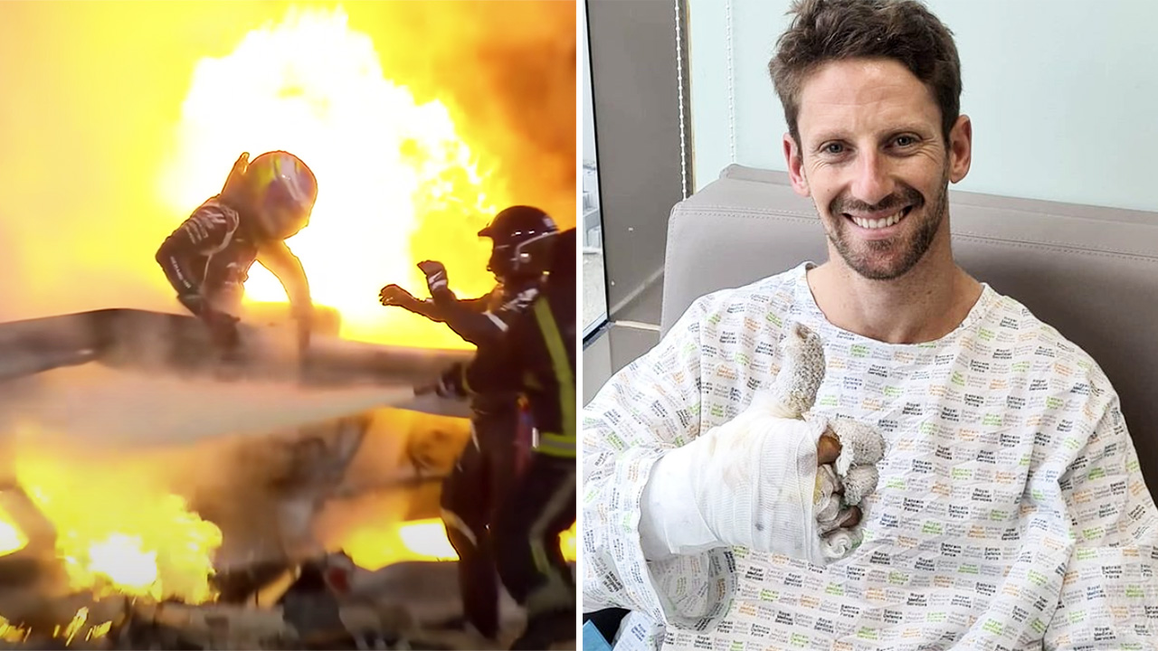 F1 Romain Grosjean Describes Horror Of Fiery Crash 4968