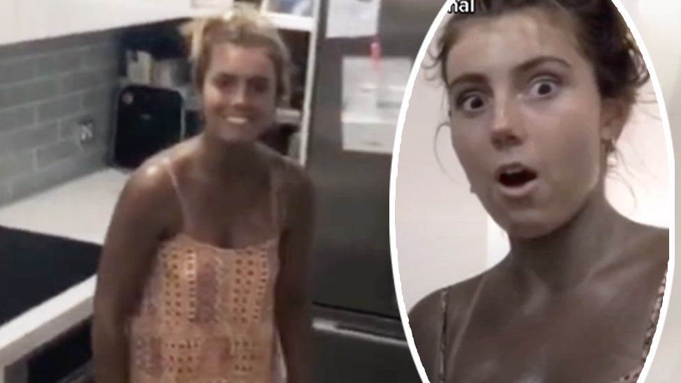 Woman's self-tan fail leaves her too embarrassed to leave her home