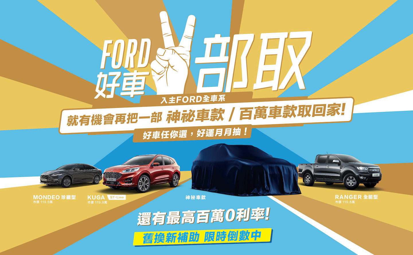 圖／福特「Ford好車二部取」回饋活動。