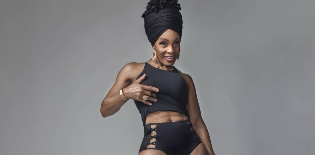 70-year-old woman poses in swimsuit to spread message of self love