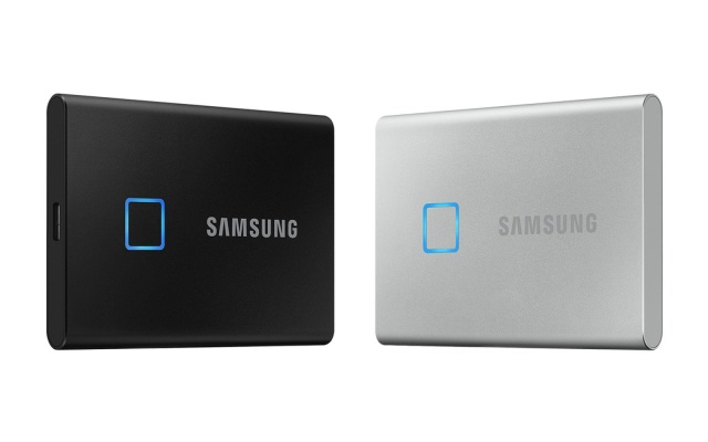 photo of Samsung's fingerprint-secured T7 Touch SSD drops to $160 for 1TB image