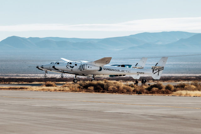 Virgin Galactic、ロケットエンジン不具合でスペースポート・アメリカからの初の宇宙飛行試験を中止