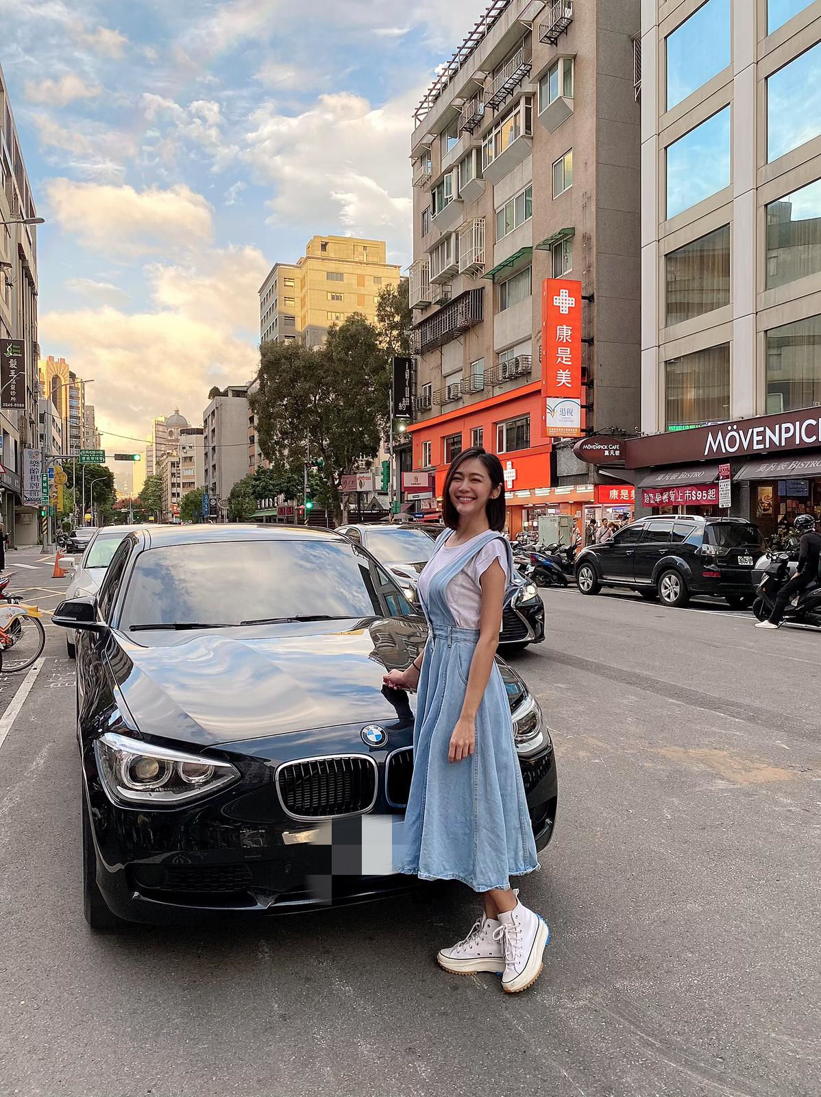 【明星愛聊車】安苡愛獨鍾小車購入BMW 116i 分享慘痛經歷 嘆：買二手車不能只看外表！