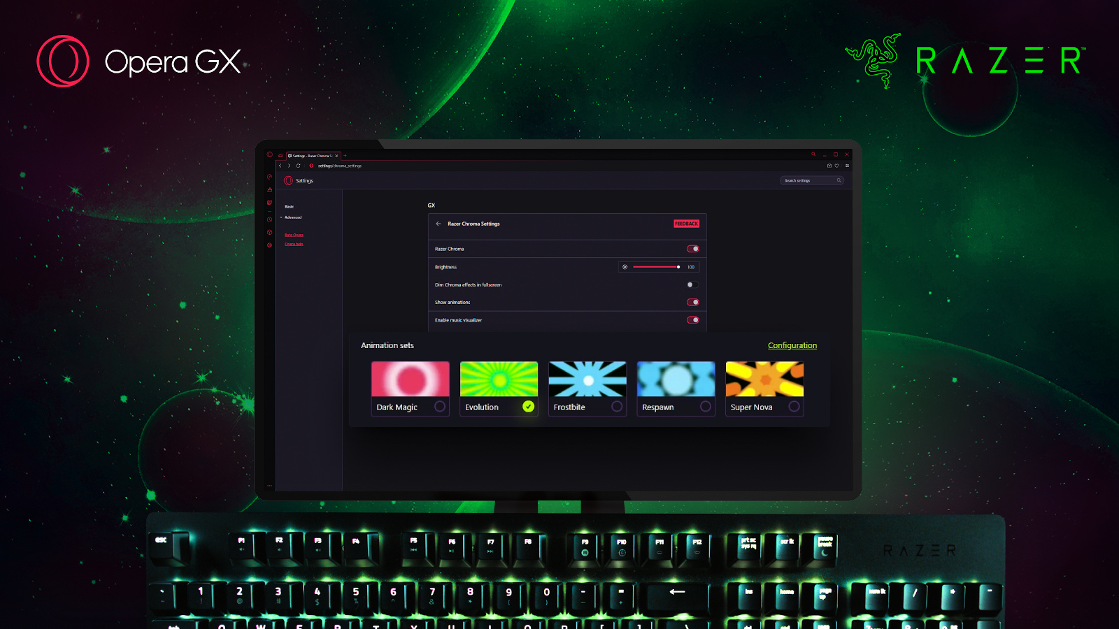 Razer Enables Custom Chroma Lighting Effects For Opera S Gaming Browser Engadget