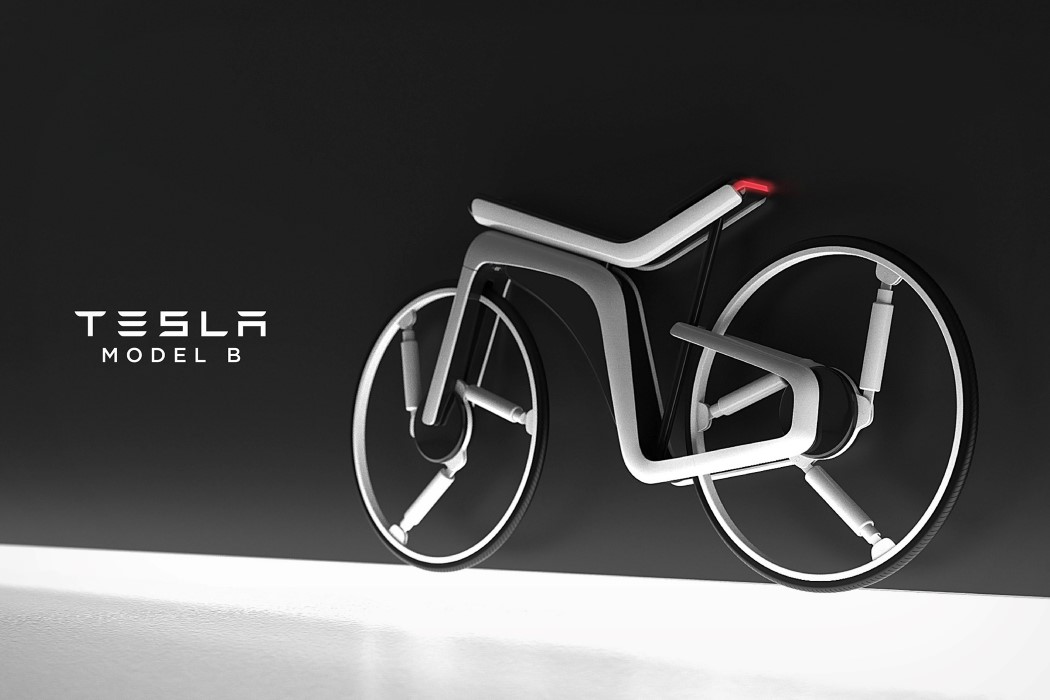 Tesla 公布顛覆傳統的電動概念自行車「Model B」 