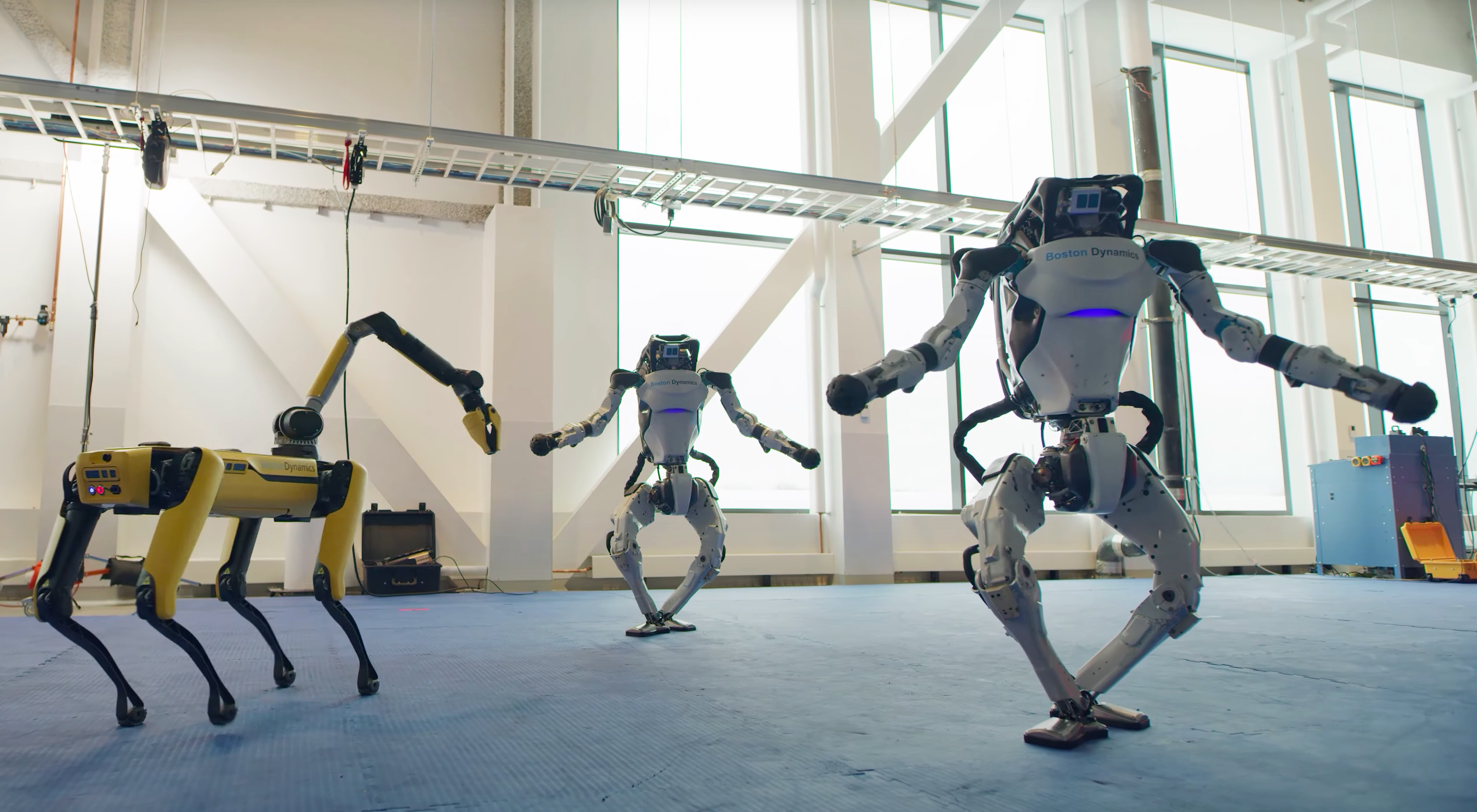 Watch The Boston Dynamics Robot Family Dance Like 2020 Was A Good Year Engadget