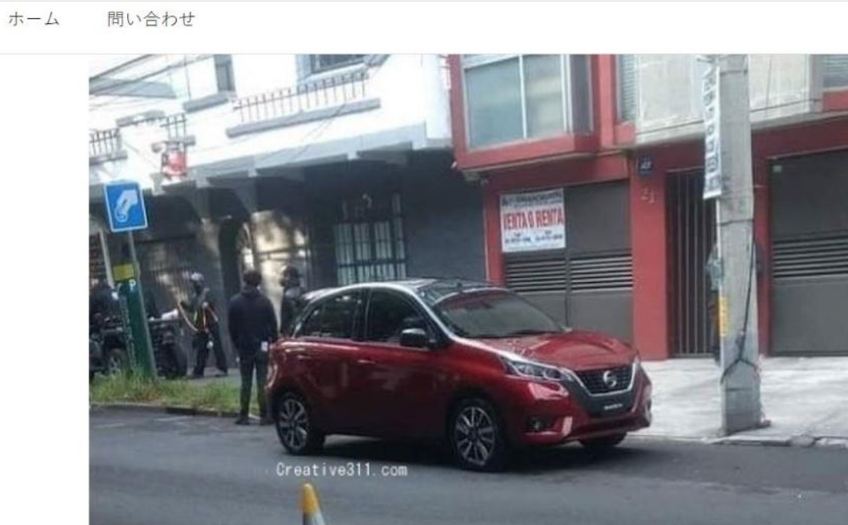 新 Nissan March 現身街頭，外觀特徵完全曝光。