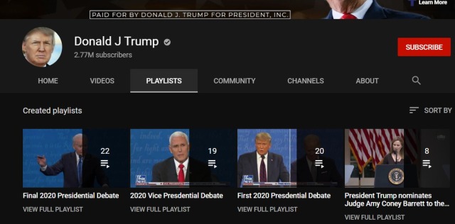 Donald Trump YouTube