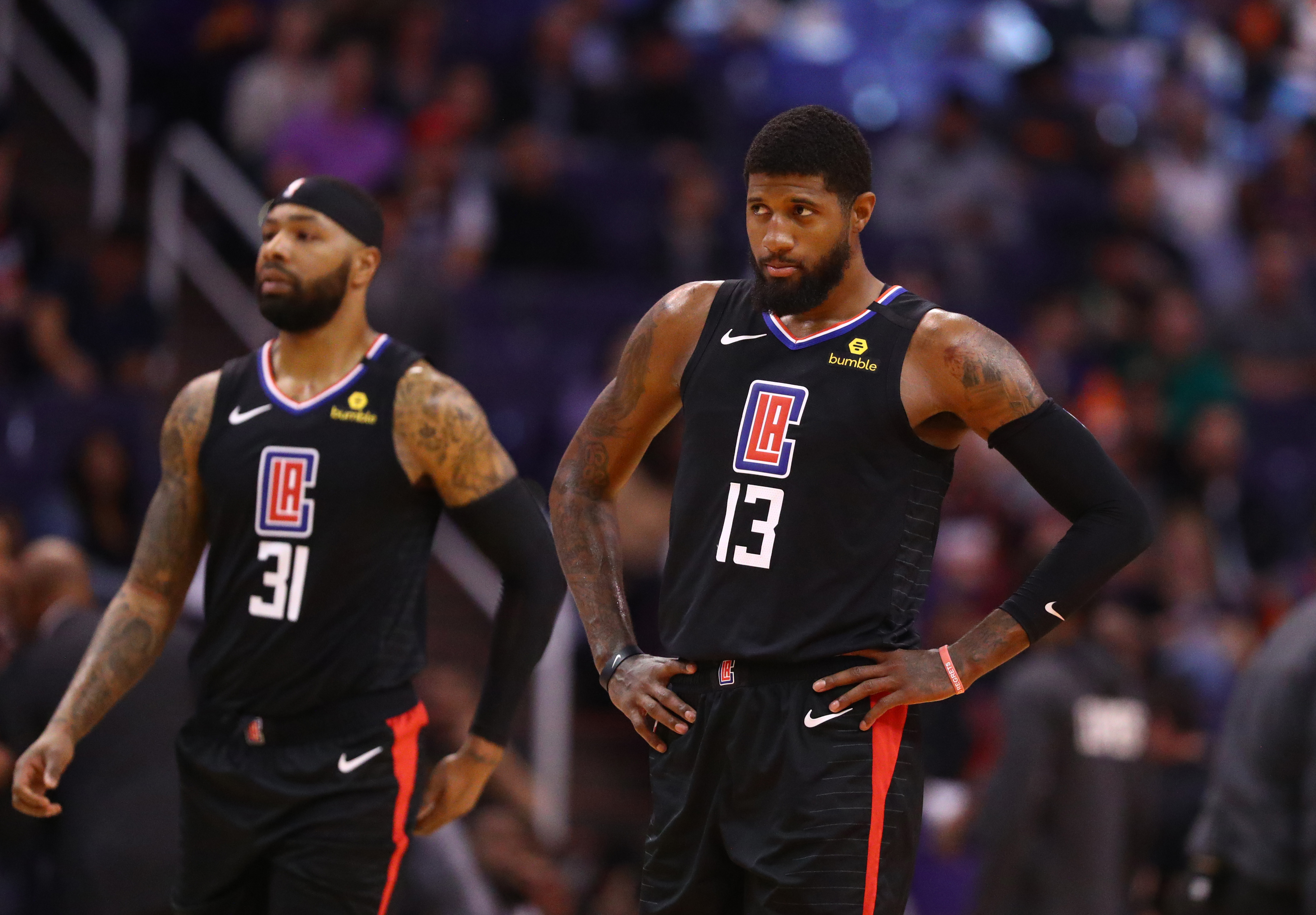 Nba Clippers Paul George Marcus Morris Were Supportive Of Another Shutdown