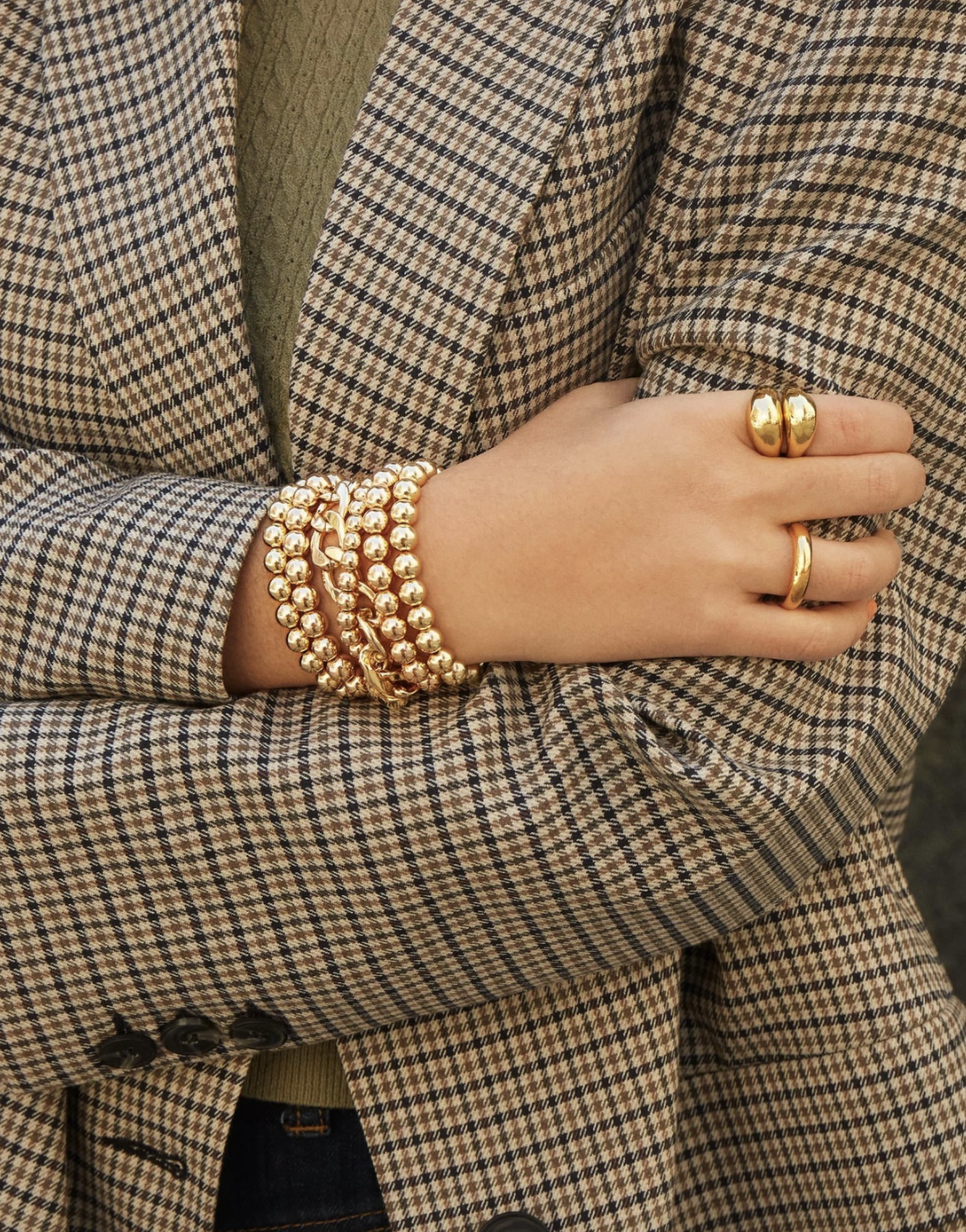 The gold bubble ring is the on trend accessory you ll wear for years