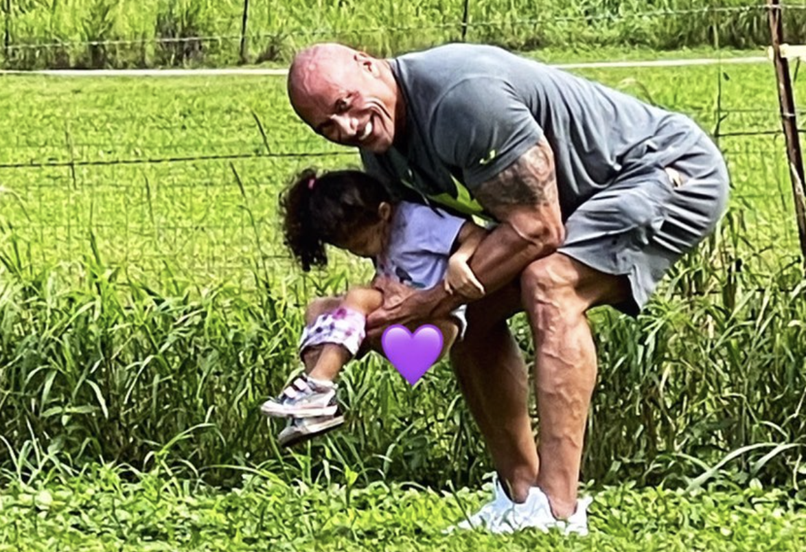 The Rock shares daughter’s bathroom emergency