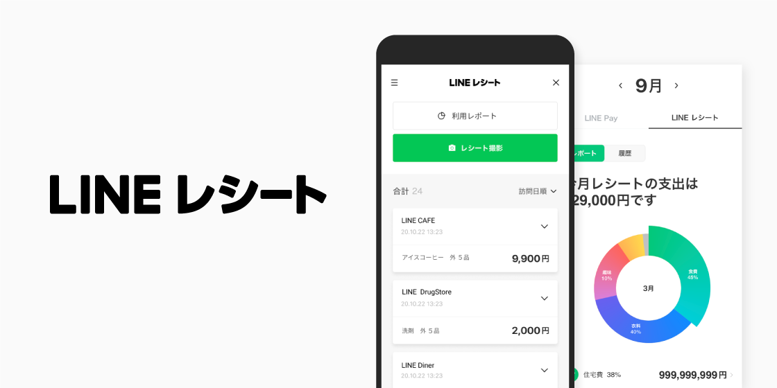 支出管理機能 Lineレシート 公開 読み取りでlineポイントのプレゼント企画も Engadget 日本版