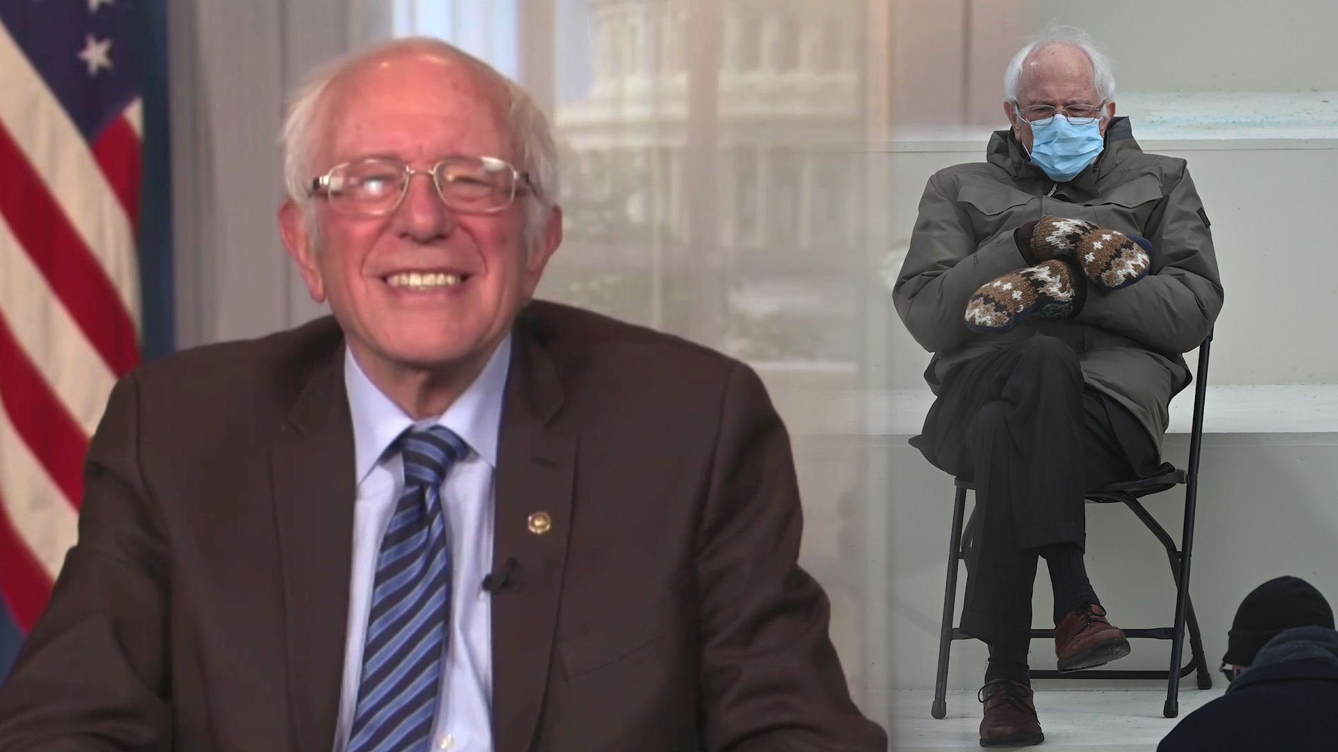 Bernie Sanders reveals the maker of his viral meme mittens is