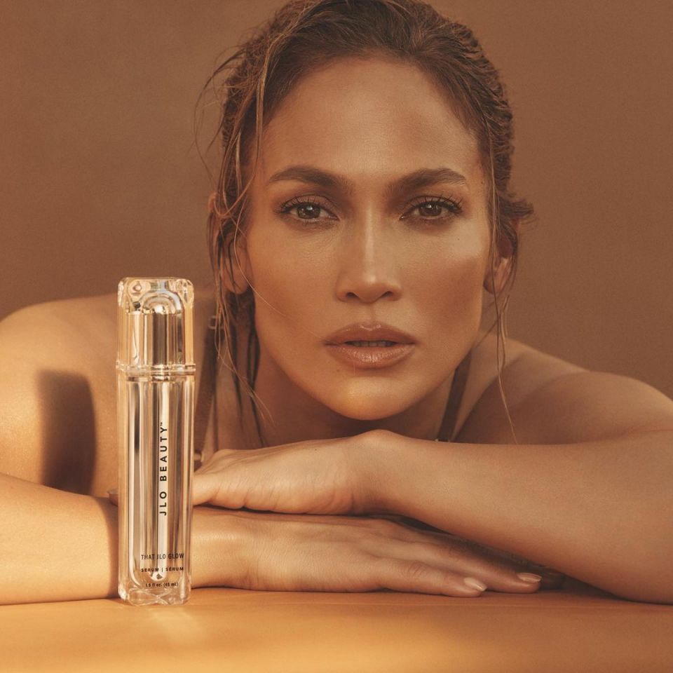 Jennifer Lopez launches beauty products for the screen
