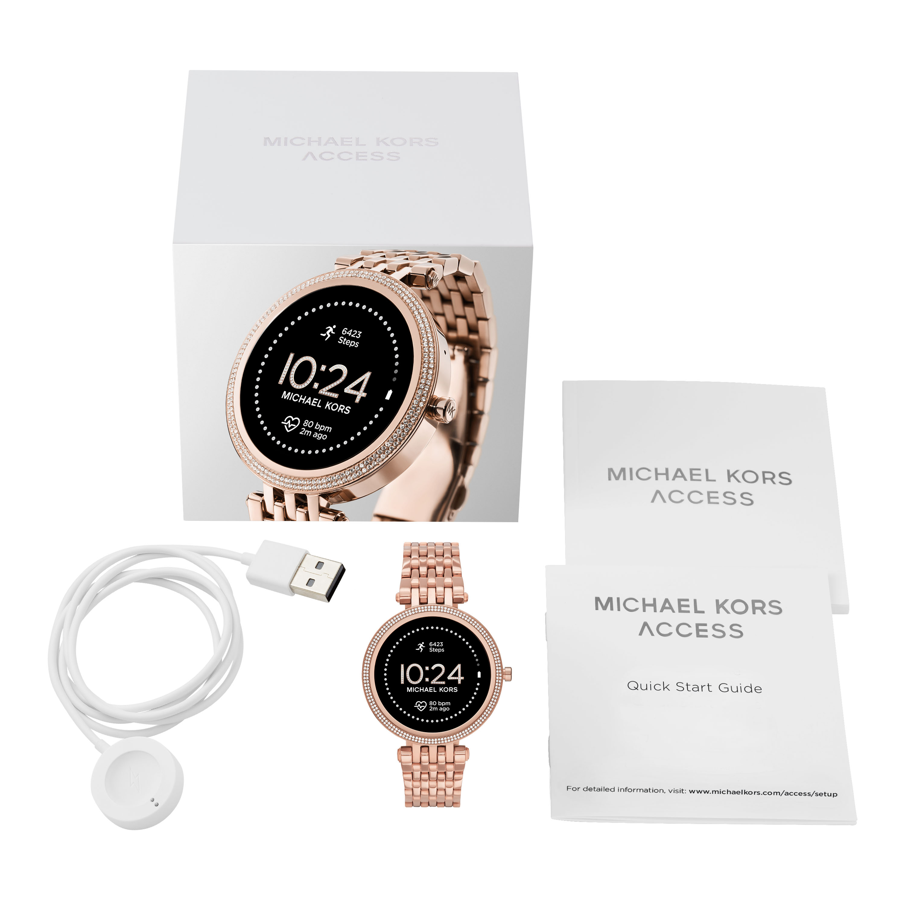 michael kors hybrid watch setup