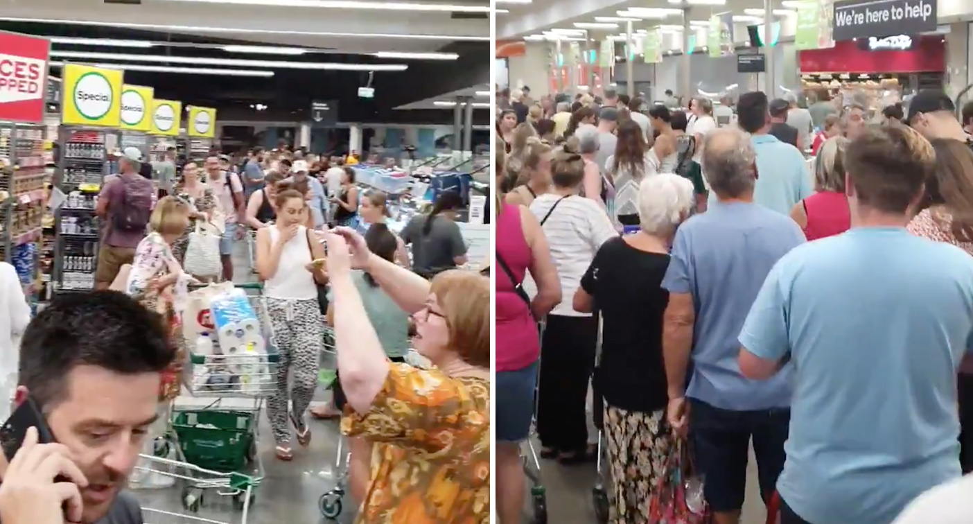 Supermarket 'chaos' in Perth after lockdown announced ...