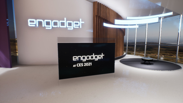 Engadget virtual CES stage
