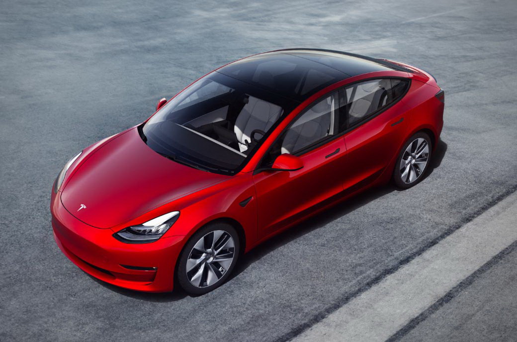 Photo / On the list of imported luxury cars, the Tesla Model 3 had an aggressive performance this month, with 875 cars at the end.