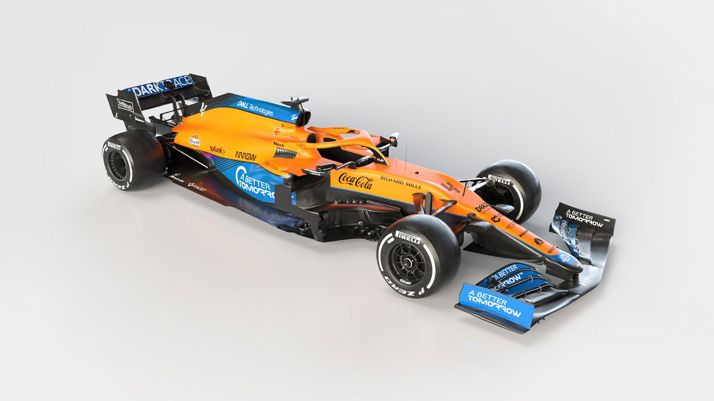 McLaren車隊率先推出2021年新賽車MCL35M