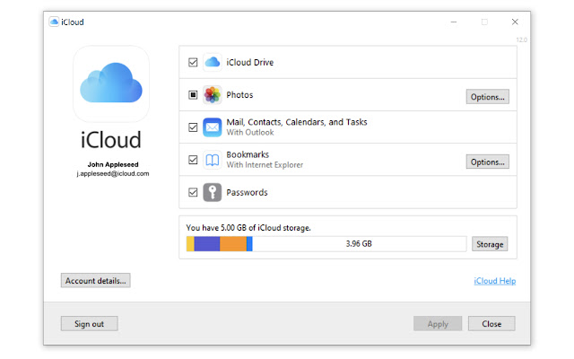 iCloud passwords Chrome extension