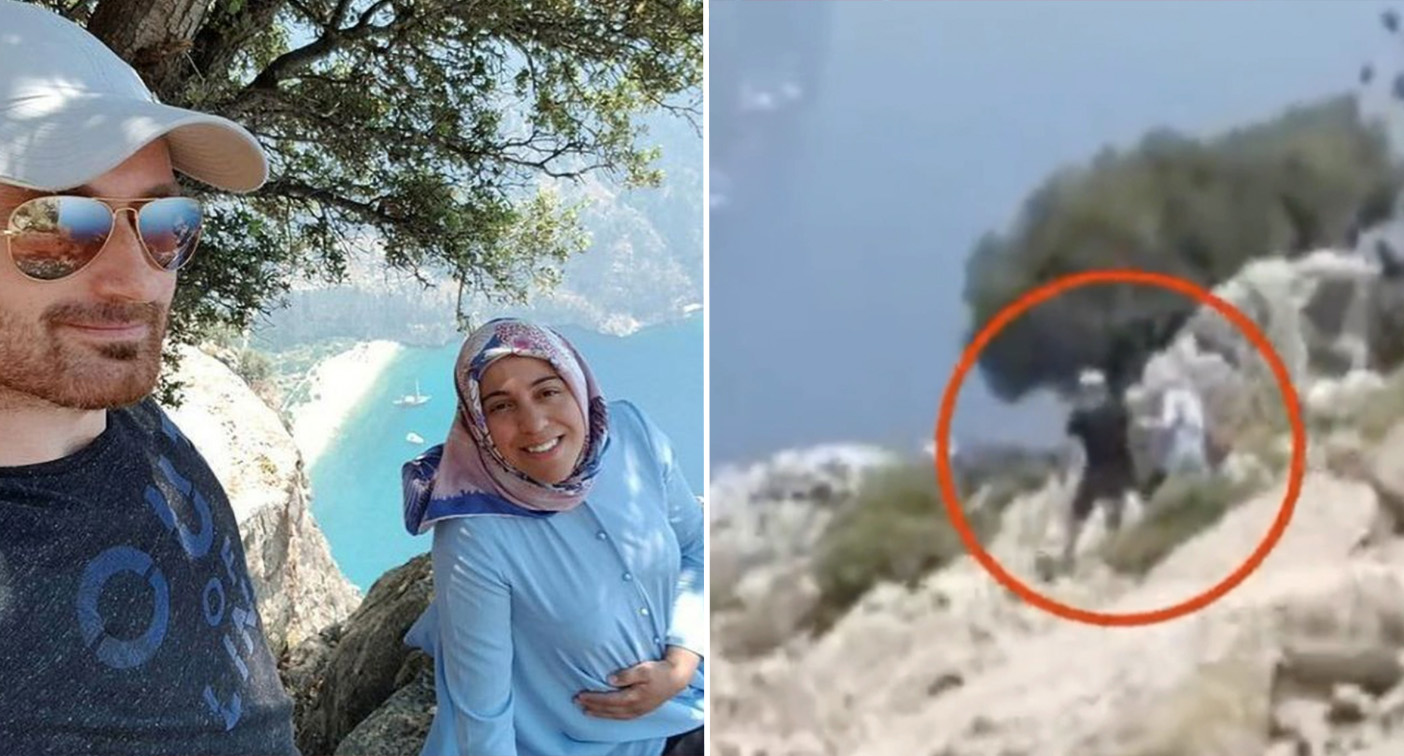 Chilling Video Before Man Allegedly Pushes Pregnant Wife Off Cliff 7250