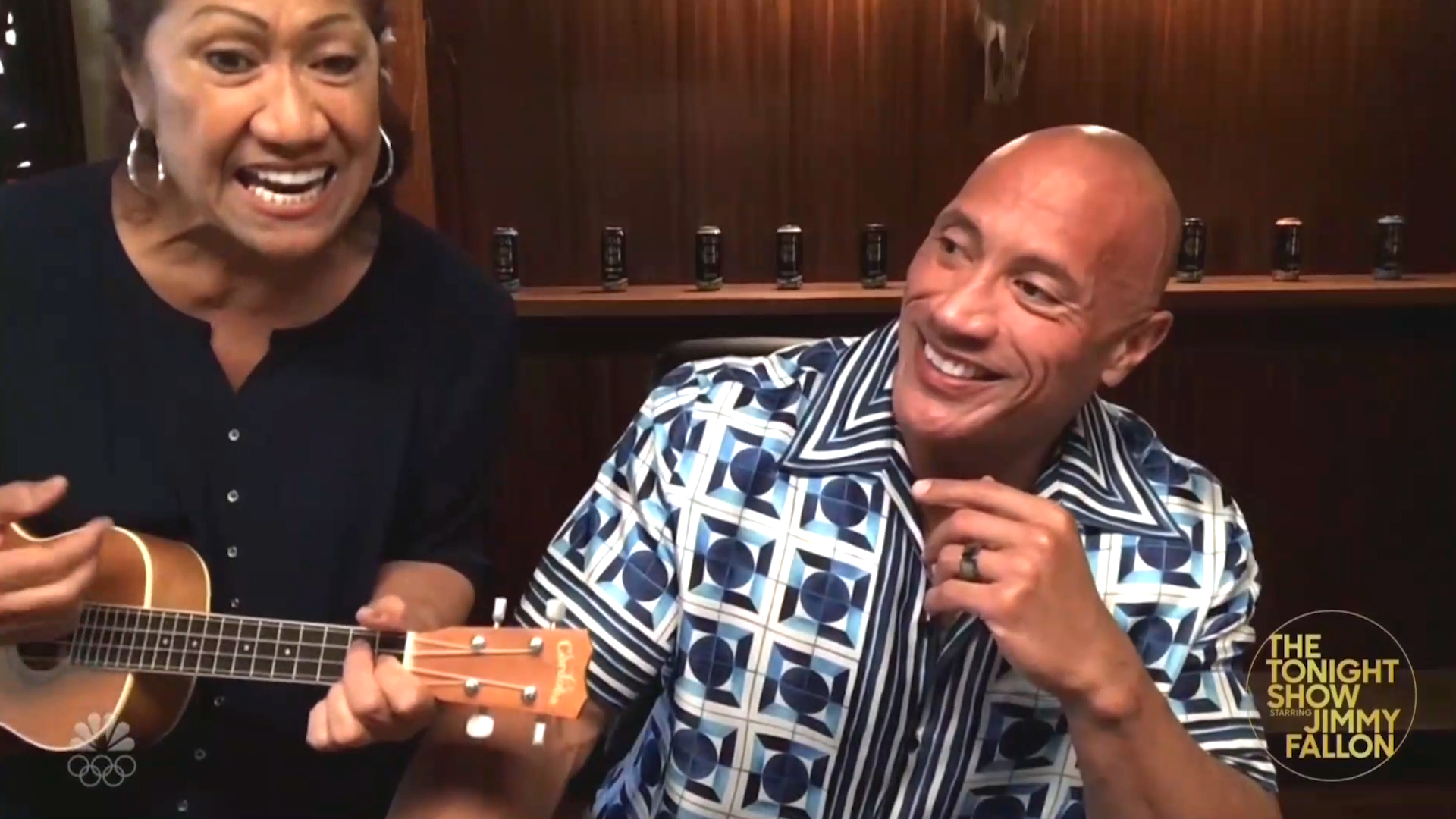 Dwayne Johnson makes a lovely duet with his mother on ‘The Tonight Show’