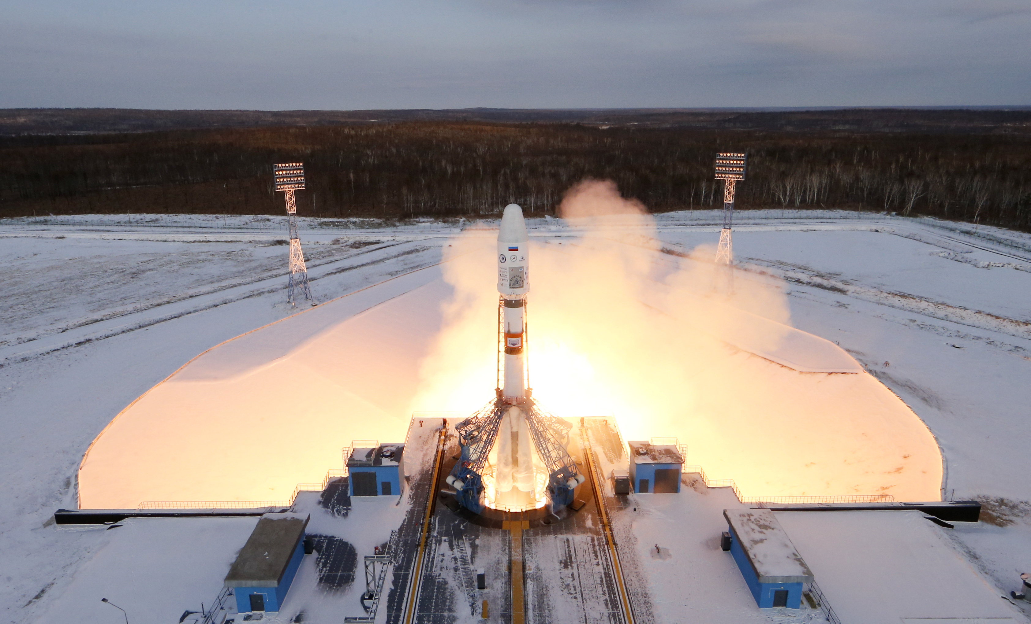 В декабре 2019 был запущен в работу. Метеор 2 ракета. Союз 2-1а на космодроме Восточный. Ракетная станция. Старт ракеты с космодрома.