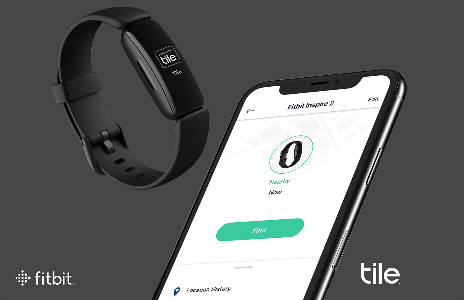 Fitbit Inspire 2 with Tile