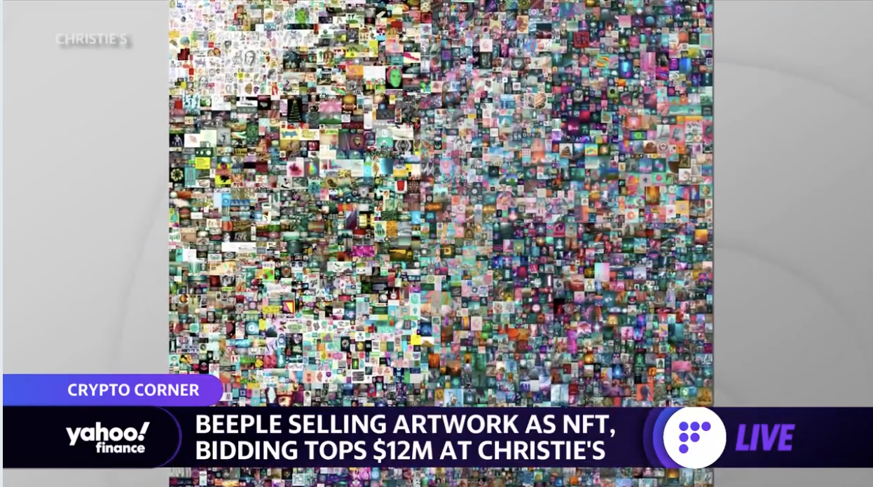 Christie's first NFT art auction skyrockets from 100 to