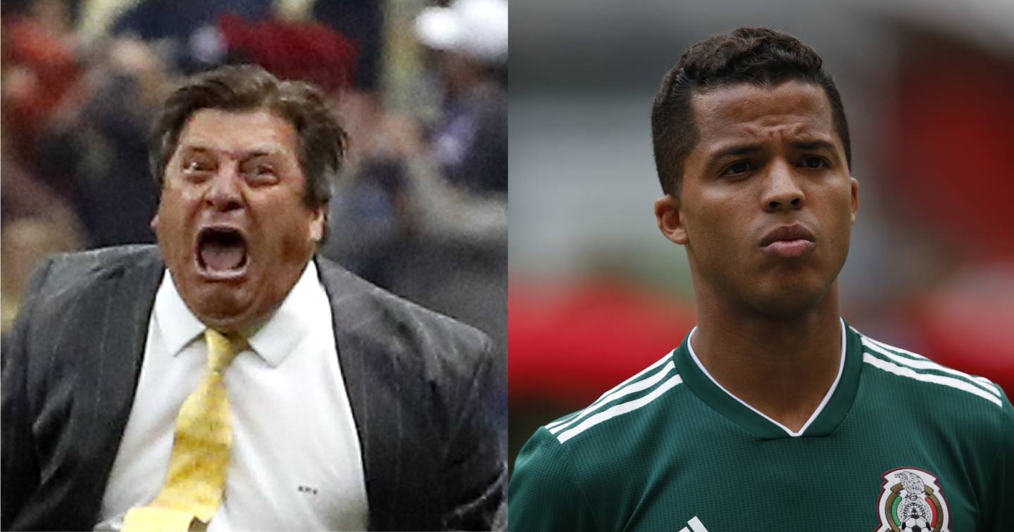 Miguel Herrera stands against Giovani dos Santos for his constant injuries