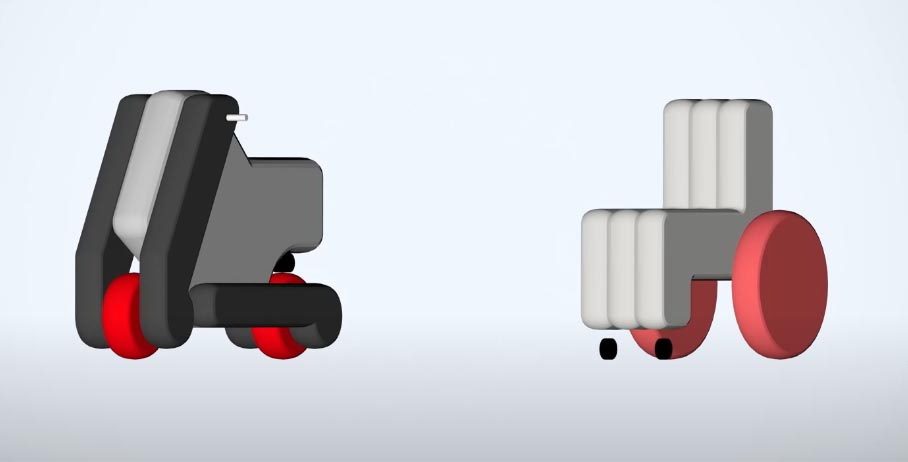 圖／目前Mercari研發機構R4D已製作出電動自行車與手動輪椅兩組原型，其中電動自行車充飽電力可行駛約1小時，最高速度可達到6km/h。（Poimo官網）