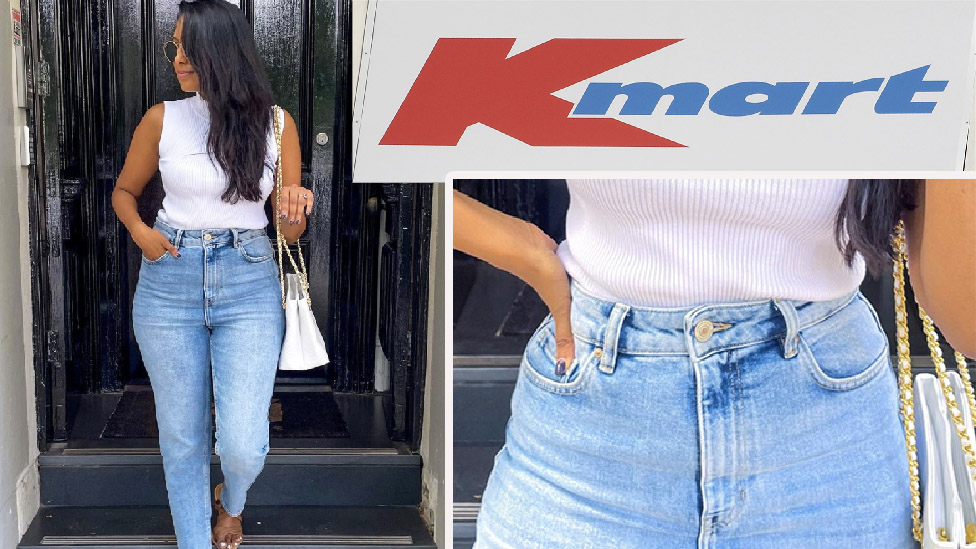 Soft Touch High Rise Jeans - Kmart