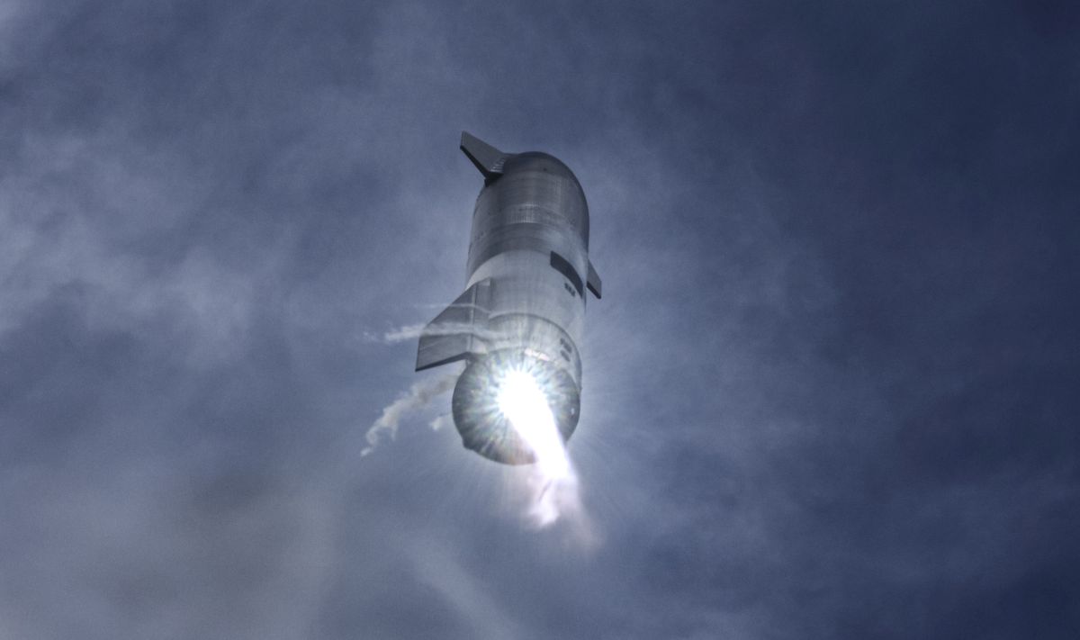 SpaceX publishes a clearer view of the Starship SN10 test flight
