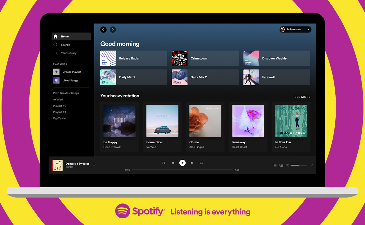 Spotify desktop. Spotify обновление. Spotify New Design. Spotify frame. Spotify MACBOOK.