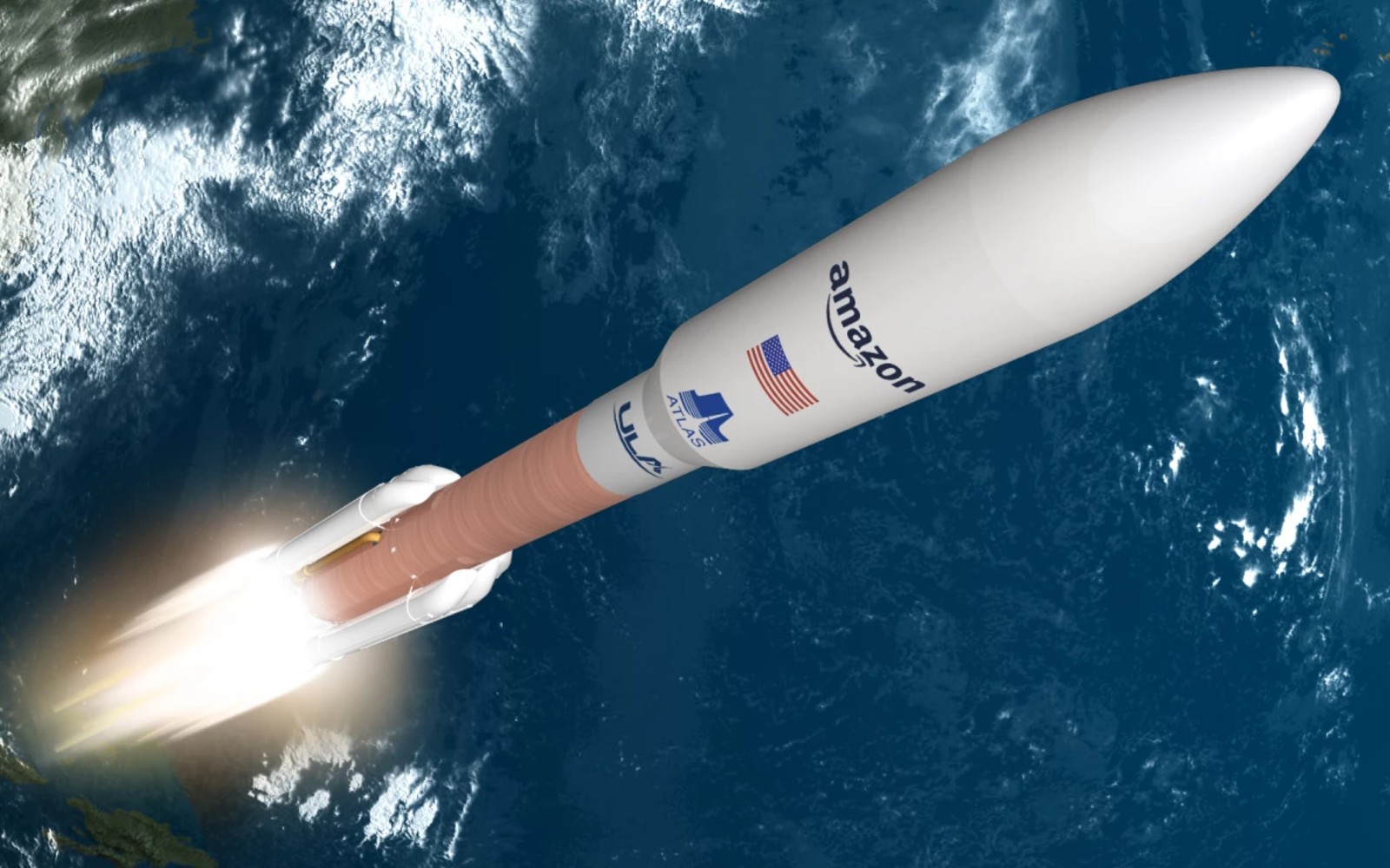 Amazon 的首批project Kuiper 網路衛星將由atlas V 火箭載送升空