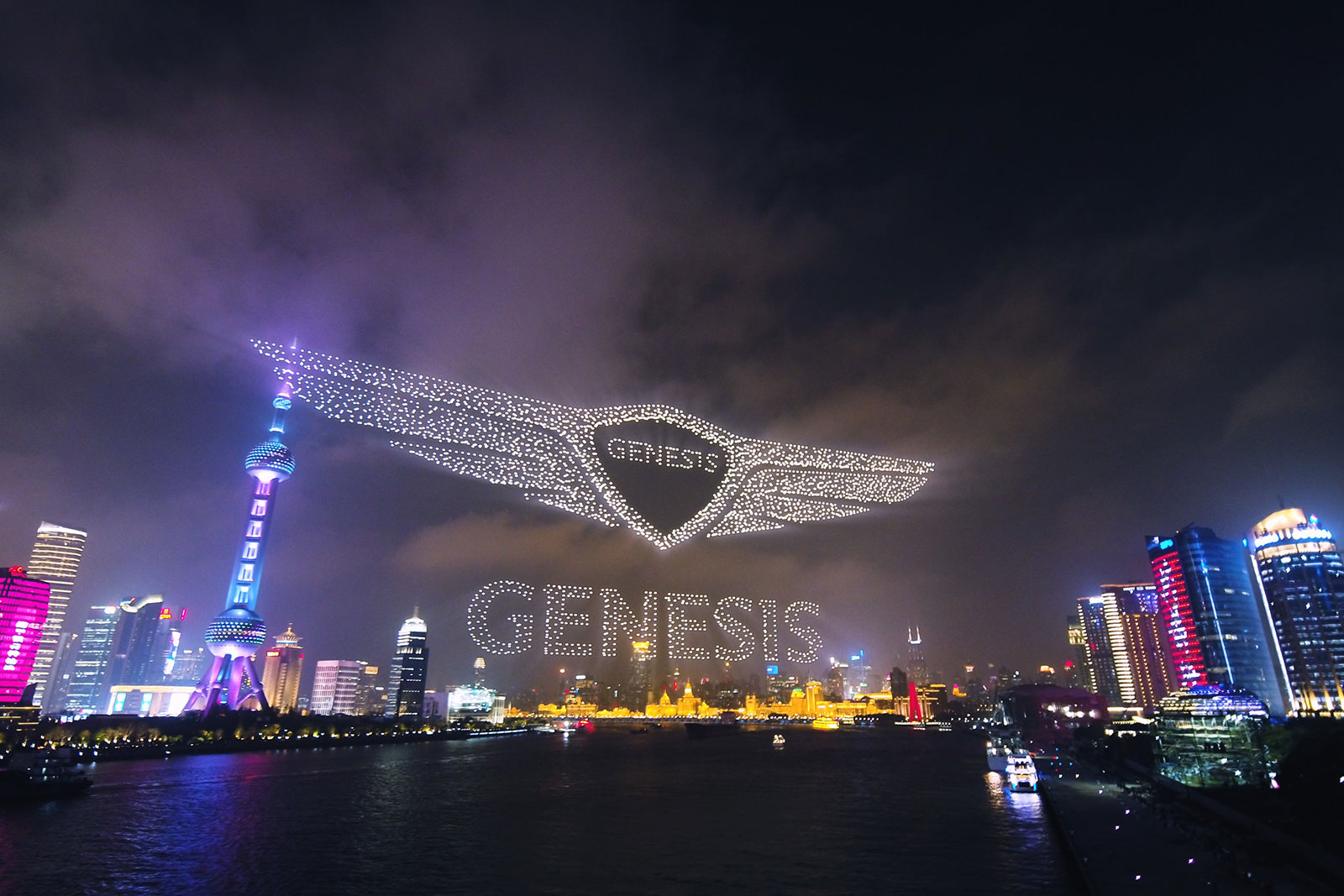 Genesis breaks world record for most drones in the air