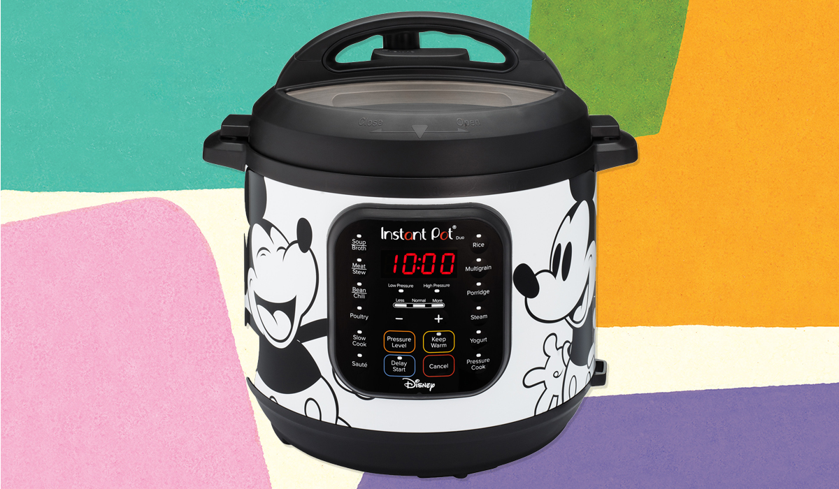 Instant Pot, 6-Quart Duo Electric Pressure Cooker, 7-in-1 Yogurt Maker,  Food Steamer, Slow Cooker, Rice Cooker & More, Disney Mickey Mouse, White 