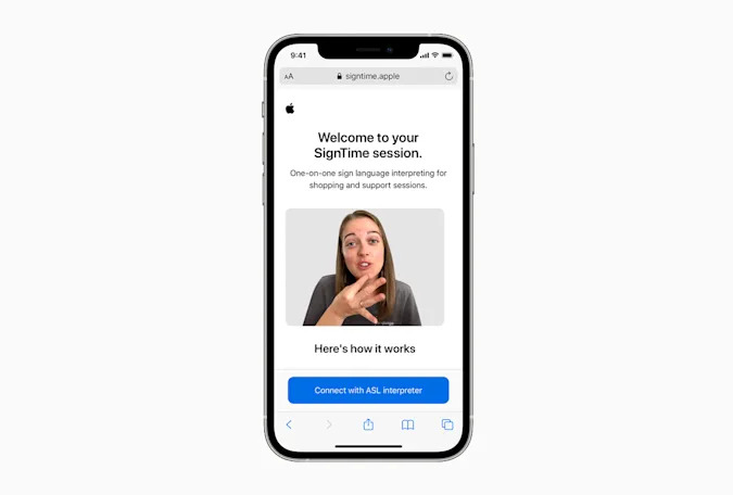 アップル、手話通訳サービス「SignTime」を提供開始。まず米英仏からスタート