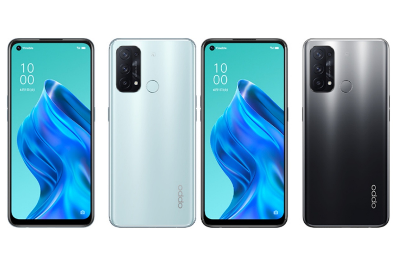 後期モデル 新品 oppo reno5 a 5g ワイモバイル アイスブルー-